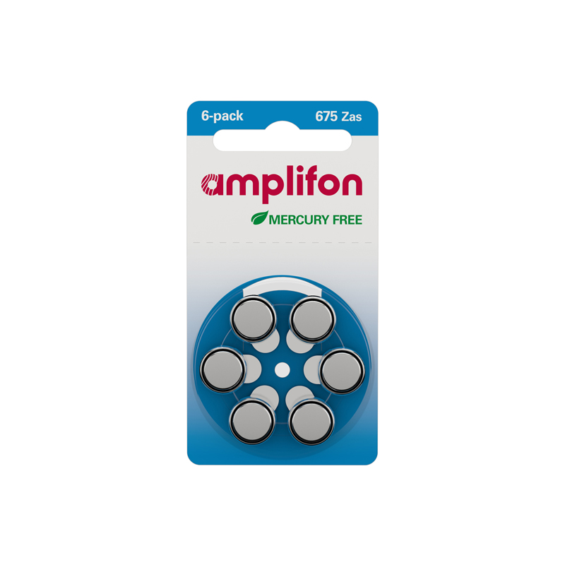 Batteries Pack Of 6 Size 675 Batteries On Amplifon